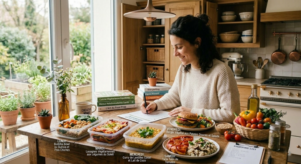 Menu végétarien équilibré pour la semaine : 7 jours clé en main