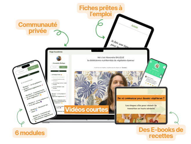 Mockup Végé Académie